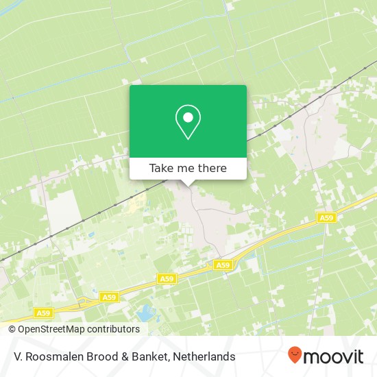 V. Roosmalen Brood & Banket, Kerkstraat 19 map
