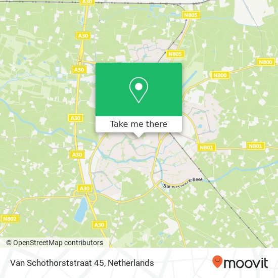 Van Schothorststraat 45, 3772 AX Barneveld map