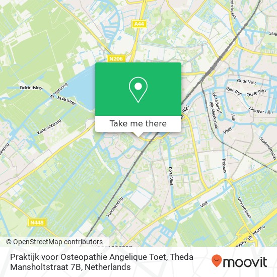 Praktijk voor Osteopathie Angelique Toet, Theda Mansholtstraat 7B map