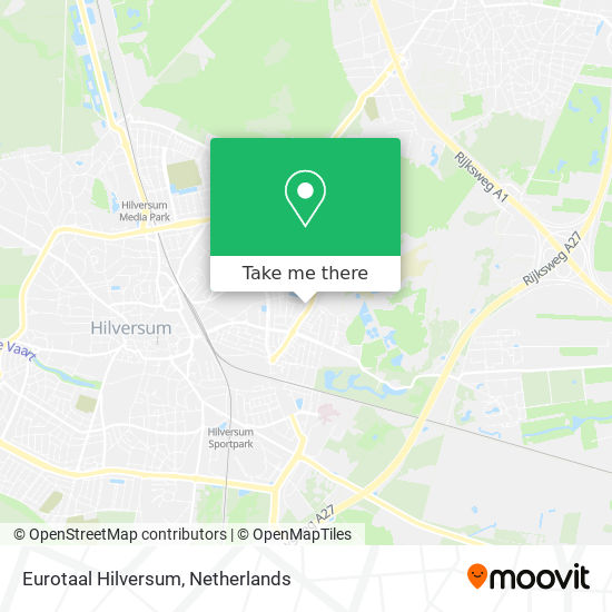 Eurotaal Hilversum map