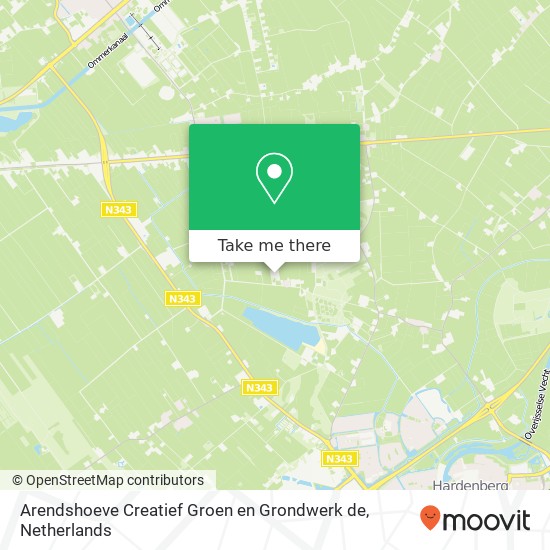 Arendshoeve Creatief Groen en Grondwerk de, Venneweg 17 map