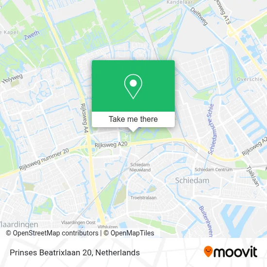 Prinses Beatrixlaan 20 map