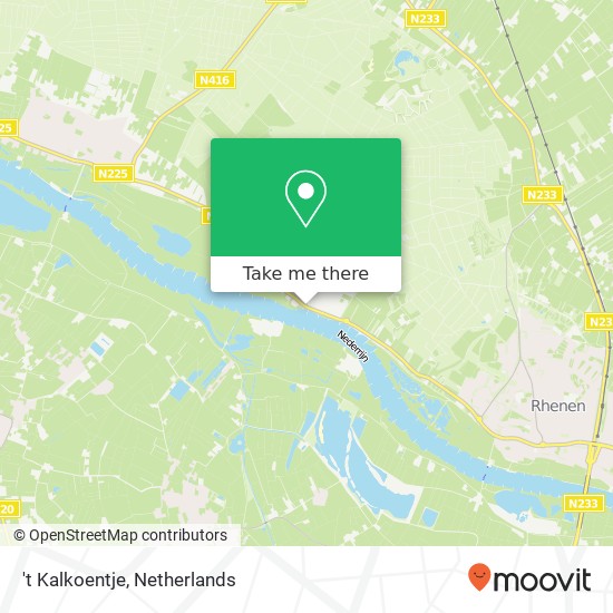 't Kalkoentje, Utrechtsestraatweg 143 Karte