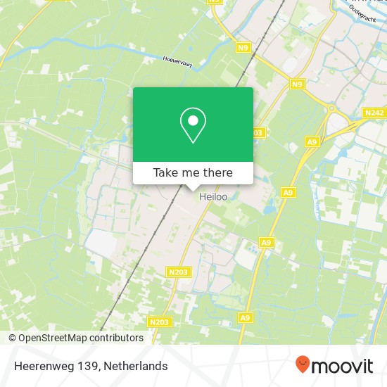 Heerenweg 139, 1851 KN Heiloo map