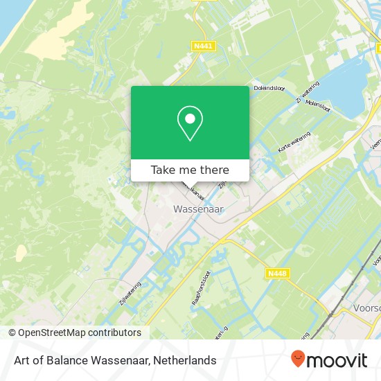 Art of Balance Wassenaar, Havenkade 107 map