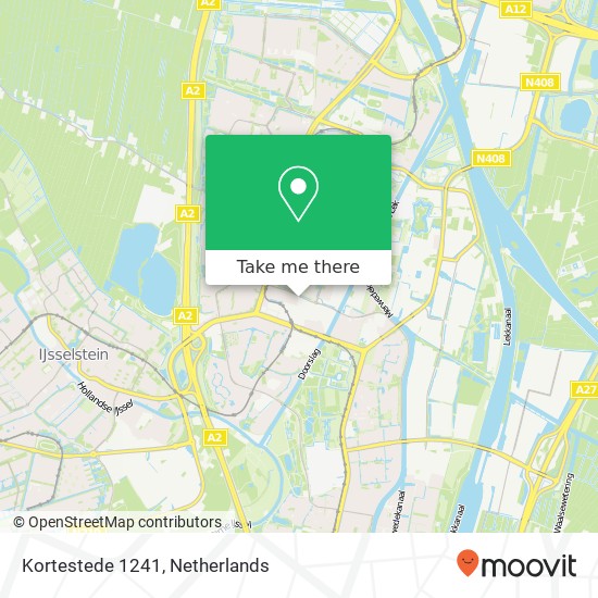 Kortestede 1241, 3431 KA Nieuwegein map