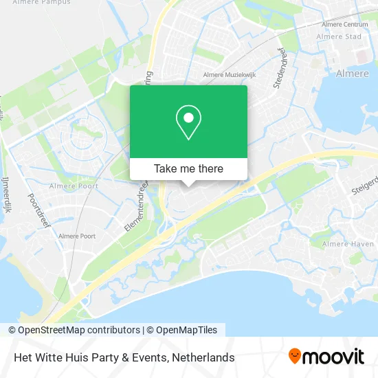 Het Witte Huis Party & Events map