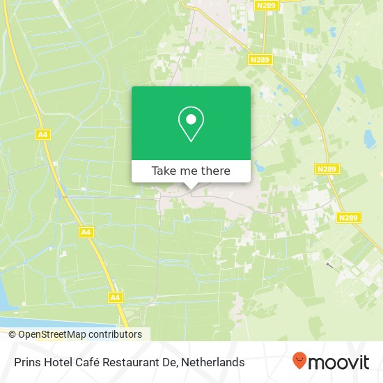 Prins Hotel Café Restaurant De, Dorpsstraat 2 map