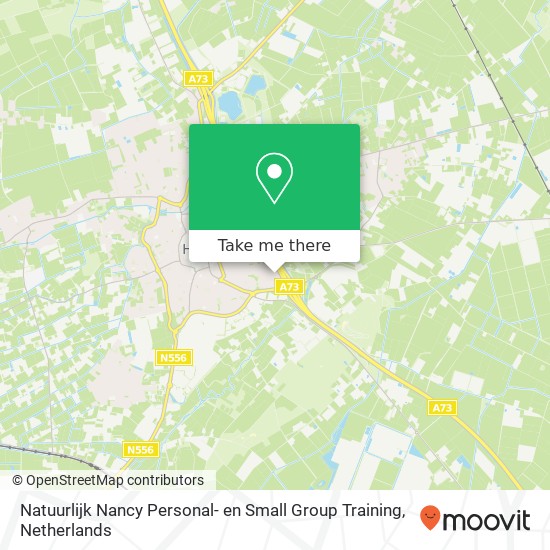Natuurlijk Nancy Personal- en Small Group Training, Broekweg 13A map