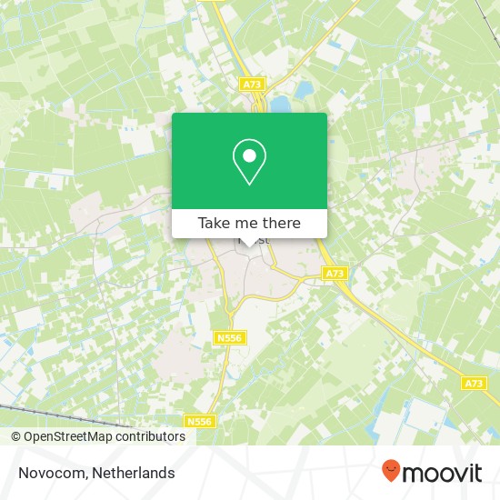 Novocom, Kerkstraat 18 Karte