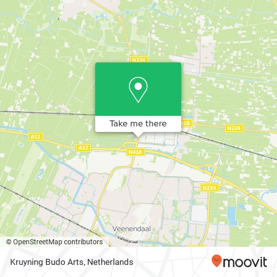 Kruyning Budo Arts, Nieuweweg-Noord 245 map