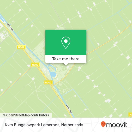 Kvm Bungalowpark Larserbos, Rietweg 84 map