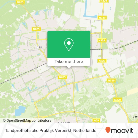 Tandprothetische Praktijk Verberkt, Hescheweg 48A map