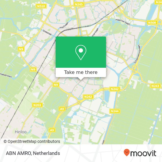 ABN AMRO, Vondelstraat 57 Karte