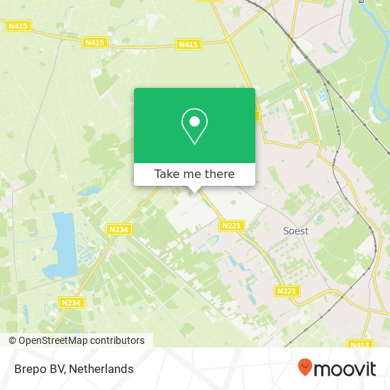 Brepo BV, Nieuwegracht 7 Karte