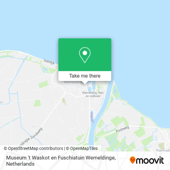 Museum 't Waskot en Fuschiatuin Wemeldinge map