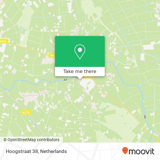 Hoogstraat 38, 5469 EL Erp map