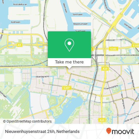 Nieuwenhuysenstraat 26h, 1063 JG Amsterdam map