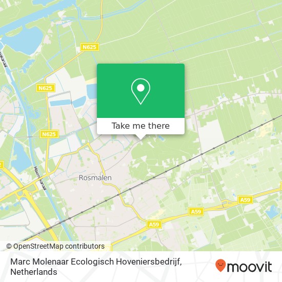 Marc Molenaar Ecologisch Hoveniersbedrijf, Kruisstraat 1A map