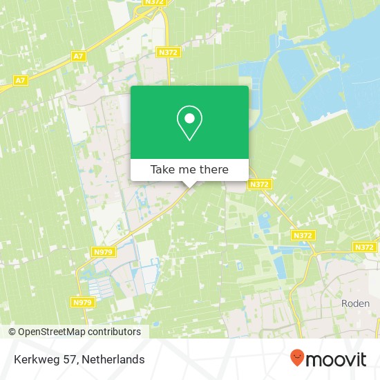 Kerkweg 57, Kerkweg 57, 9351 AK Leek, Nederland map