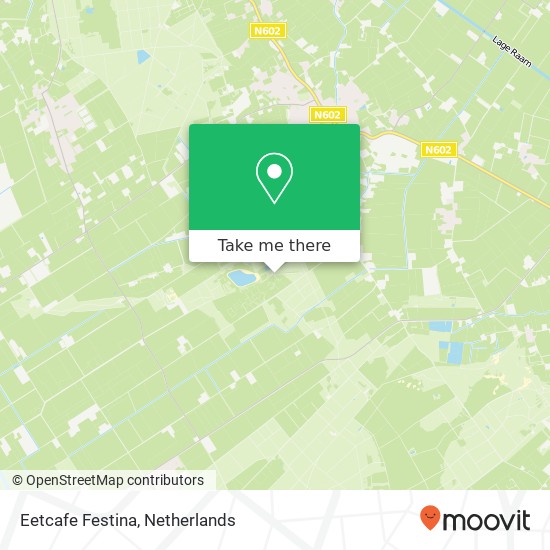 Eetcafe Festina, Campinglaan 1 map