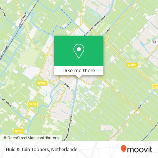 Huis & Tuin Toppers, Lisserbroekerweg 40 map