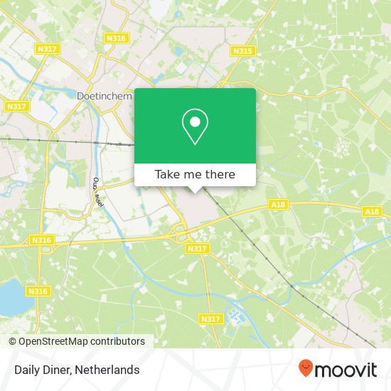 Daily Diner, Dennenweg 32 map