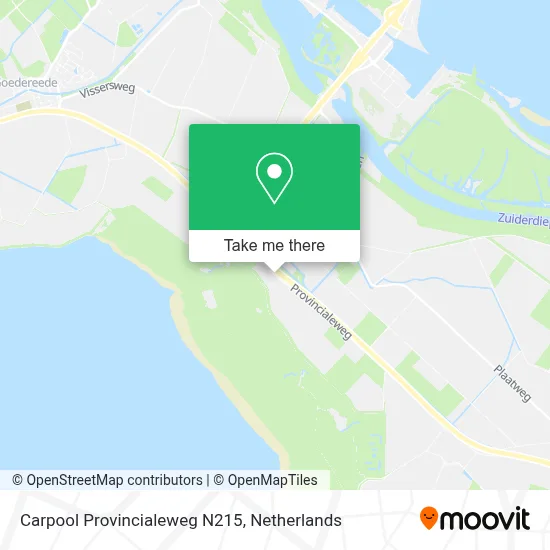 Carpool Provincialeweg N215 map