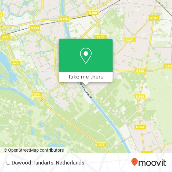 L. Dawood Tandarts, Middachtenstraat 339 map