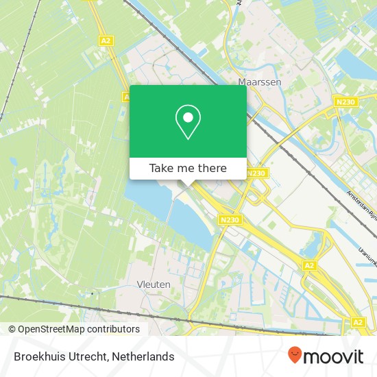 Broekhuis Utrecht, De Heldinnenlaan 215 map