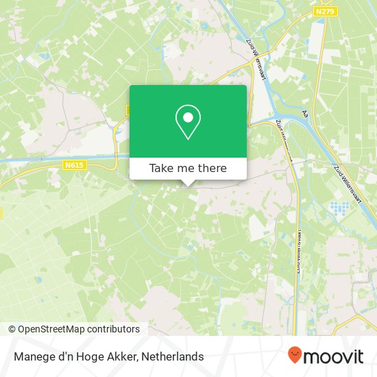 Manege d'n Hoge Akker, Lieshoutseweg 70 map