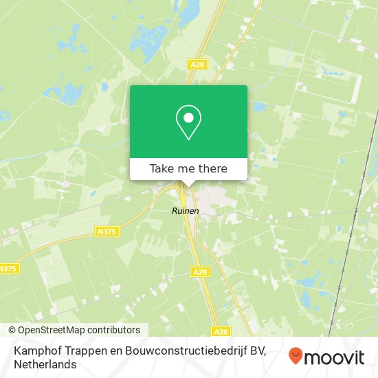 Kamphof Trappen en Bouwconstructiebedrijf BV, Dorpsstraat 10 Karte