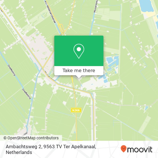 Ambachtsweg 2, 9563 TV Ter Apelkanaal map