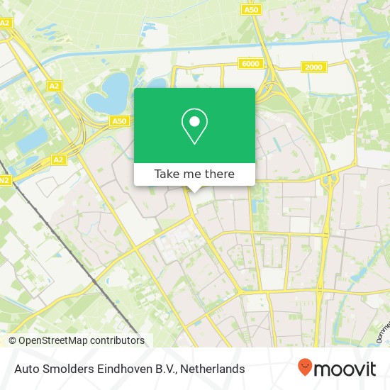 Auto Smolders Eindhoven B.V., Vaalserbergweg 2 map