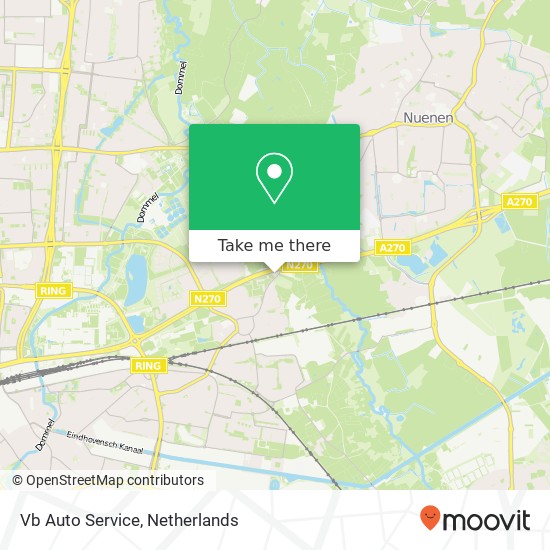 Vb Auto Service, Wolvendijk 80 map