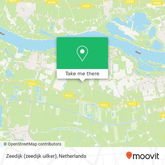 Zeedijk (zeedijk uilker), 5305 Zuilichem map