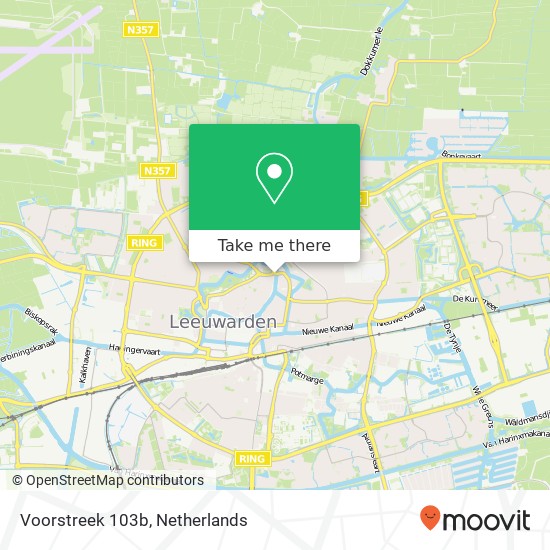 Voorstreek 103b, Voorstreek 103b, 8911 JM Leeuwarden, Nederland map