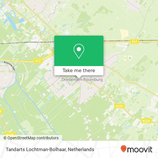 Tandarts Lochtman-Bolhaar, Korte Dreef 9 map