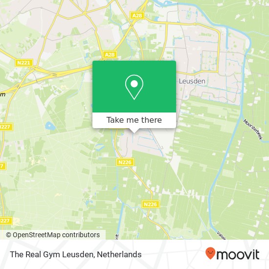 The Real Gym Leusden, Maximaplein 1 map