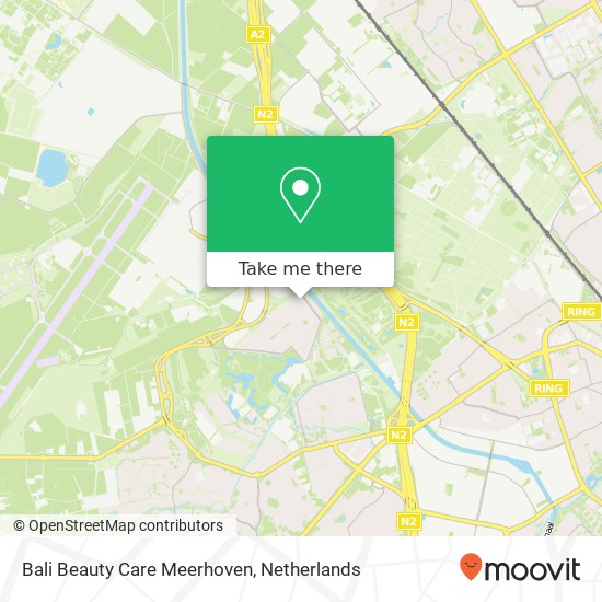 Bali Beauty Care Meerhoven, Zandkrab 1 map