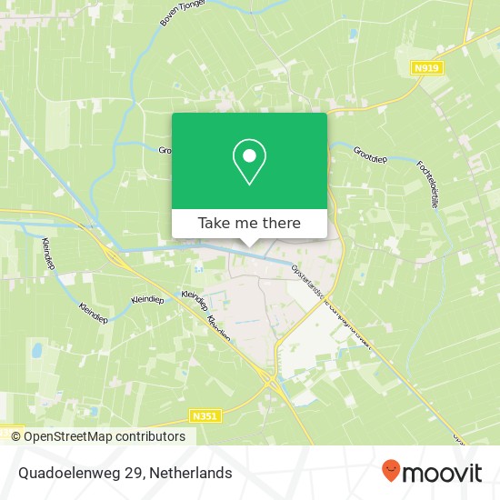 Quadoelenweg 29, Quadoelenweg 29, 8431 LN Oosterwolde, Nederland Karte