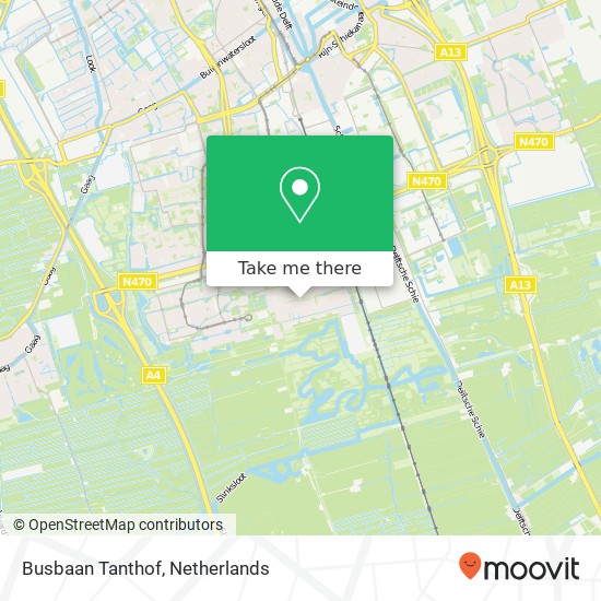 Busbaan Tanthof, 2623 NX Delft map