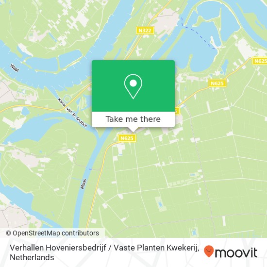 Verhallen Hoveniersbedrijf / Vaste Planten Kwekerij, Marenseweg 2 map