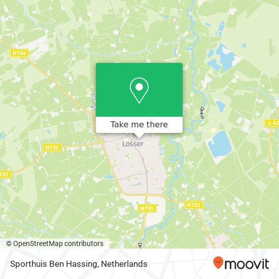 Sporthuis Ben Hassing, Teylersstraat 7 Karte