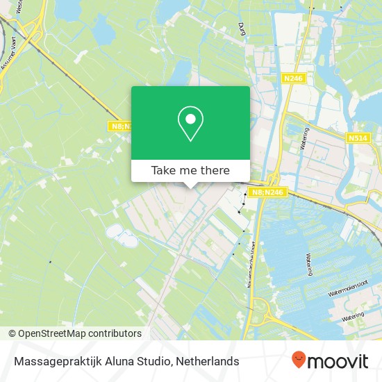 Massagepraktijk Aluna Studio, Vogezen 49 map