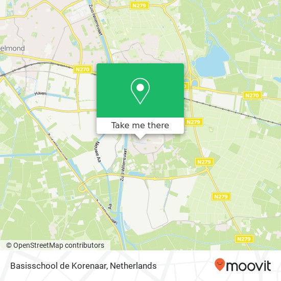 Basisschool de Korenaar, Rector Heuvelsstraat 4 map