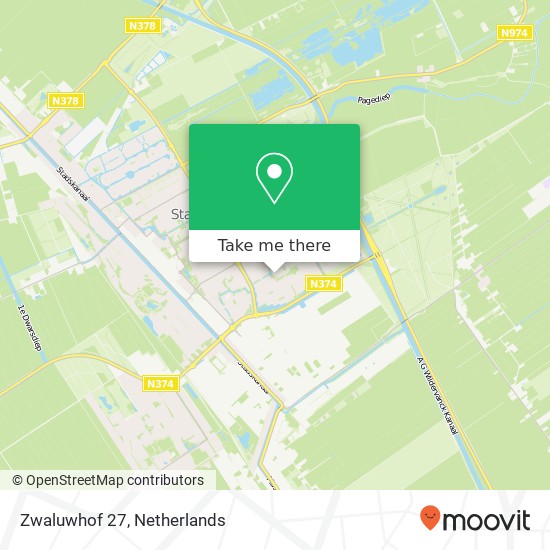 Zwaluwhof 27, 9502 TT Stadskanaal map