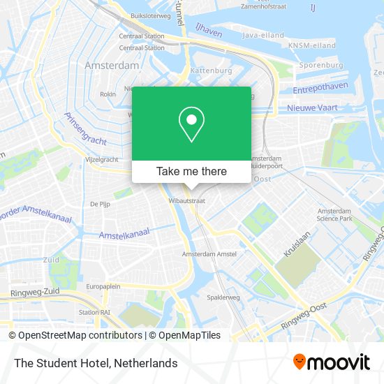 The Student Hotel map