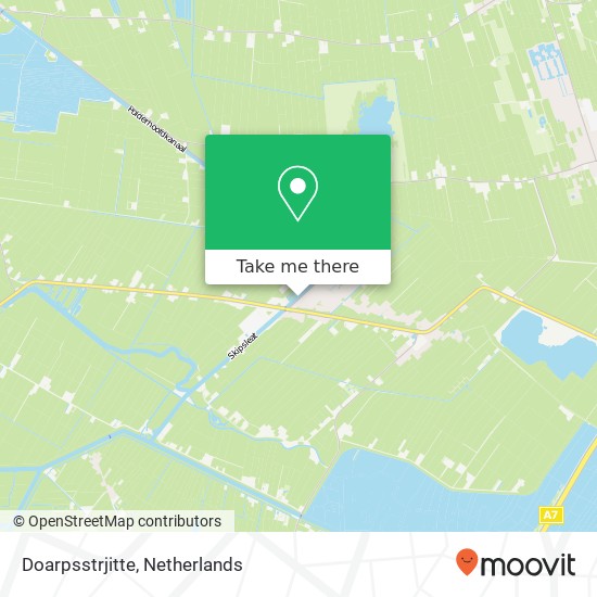 Doarpsstrjitte, Doarpsstrjitte, 9245 Nij Beets, Nederland map