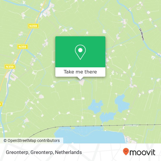 Greonterp, Greonterp map